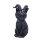 Preview: Okkulte Katzen Figur mit Hörnern - Pawzuph Cult Cuties